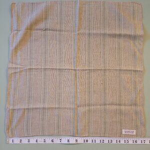 3 Vintage Designer Handkerchiefs Robert J Smillie ,FLANDRE CLUB, Papado